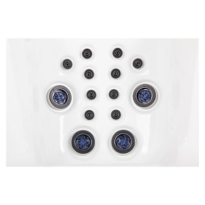 Wellis Wibe Avatar Deluxe 6 places Ice White — détail du spa