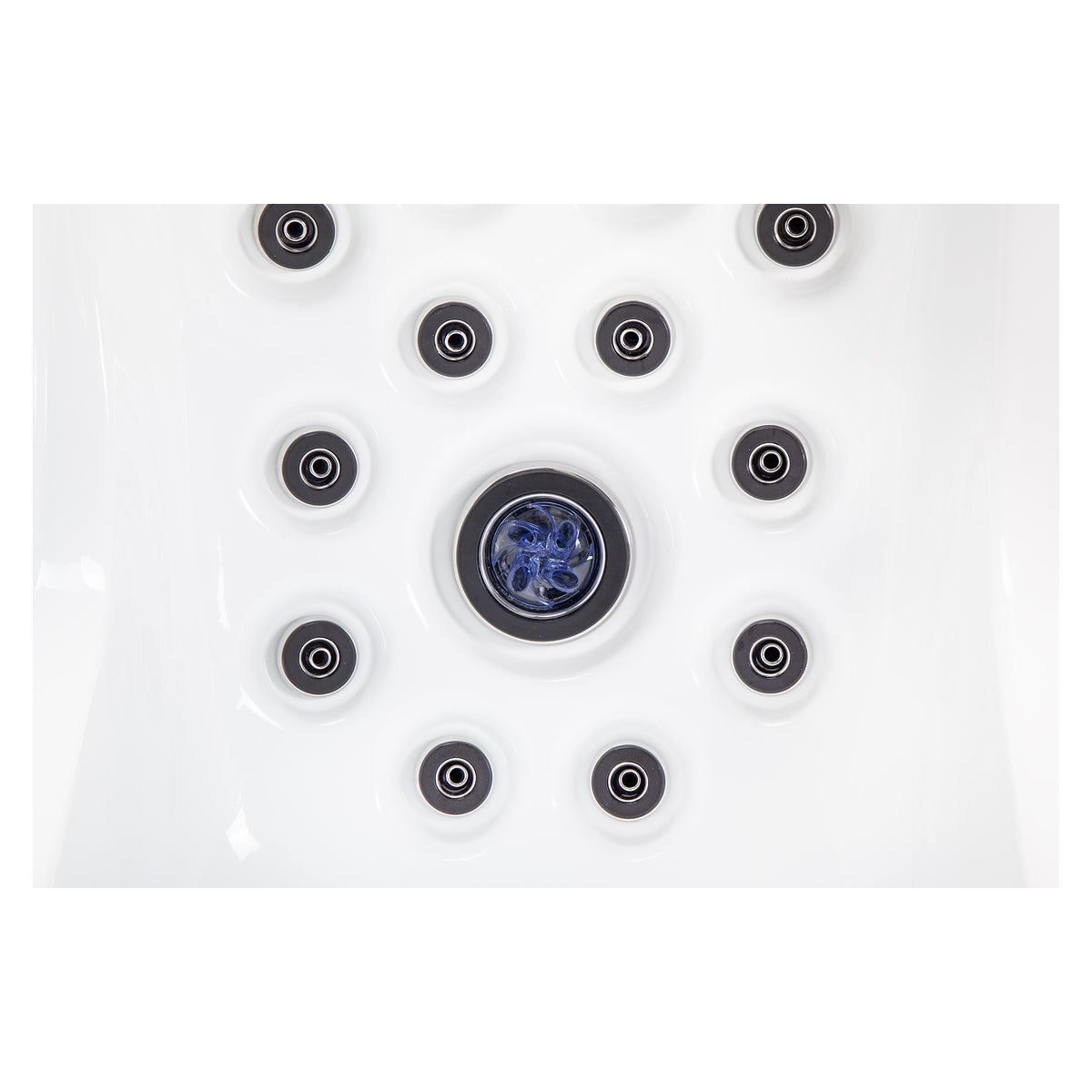 Wellis Wibe Avatar Deluxe 6 places Ice White — détail du spa