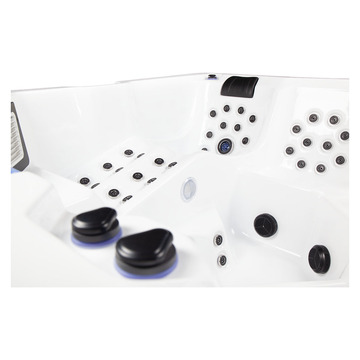 Wellis Wibe Avatar Deluxe 6 places Ice White — détail du spa