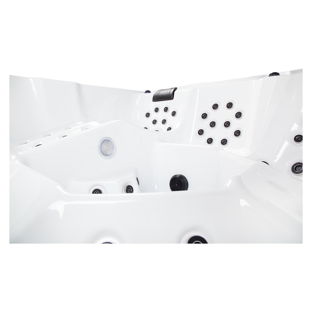 Wellis Wibe Avatar Deluxe 6 places Ice White — détail du spa