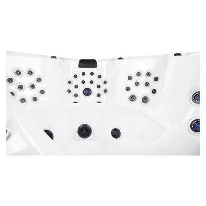 Wellis Wibe Avatar Deluxe 6 places Ice White — détail du spa