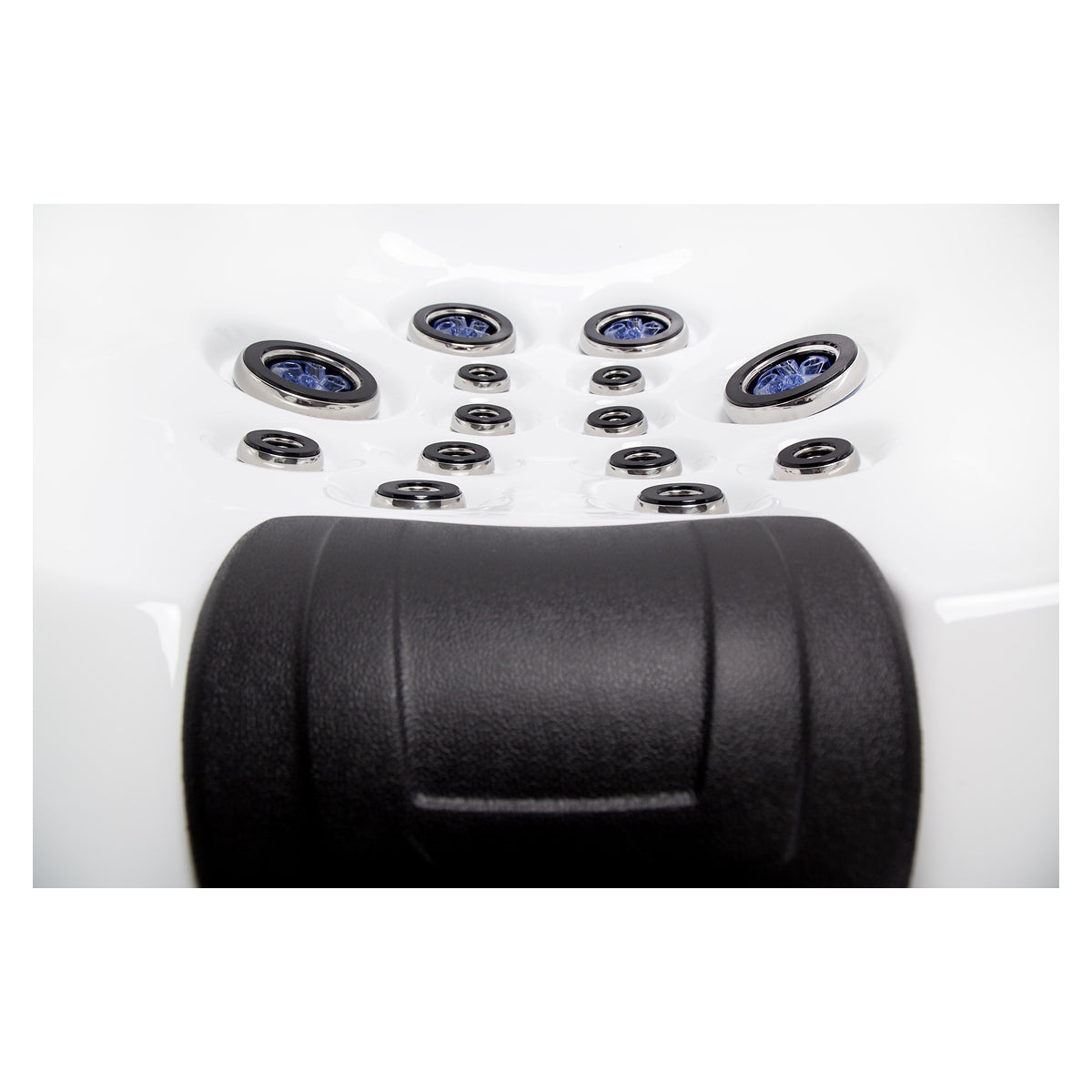 Wellis Wibe Avatar Deluxe 6 places Ice White — détail du spa