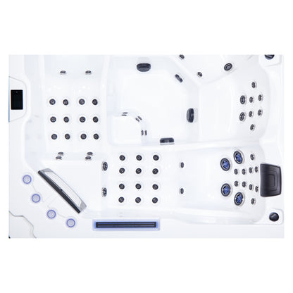 Wellis Wibe Matrix Cinema 5 places Ice White — détail du spa