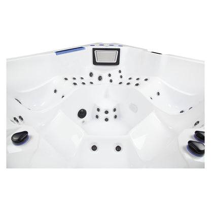 Wellis Wibe Matrix Cinema 5 places Ice White — détail du spa