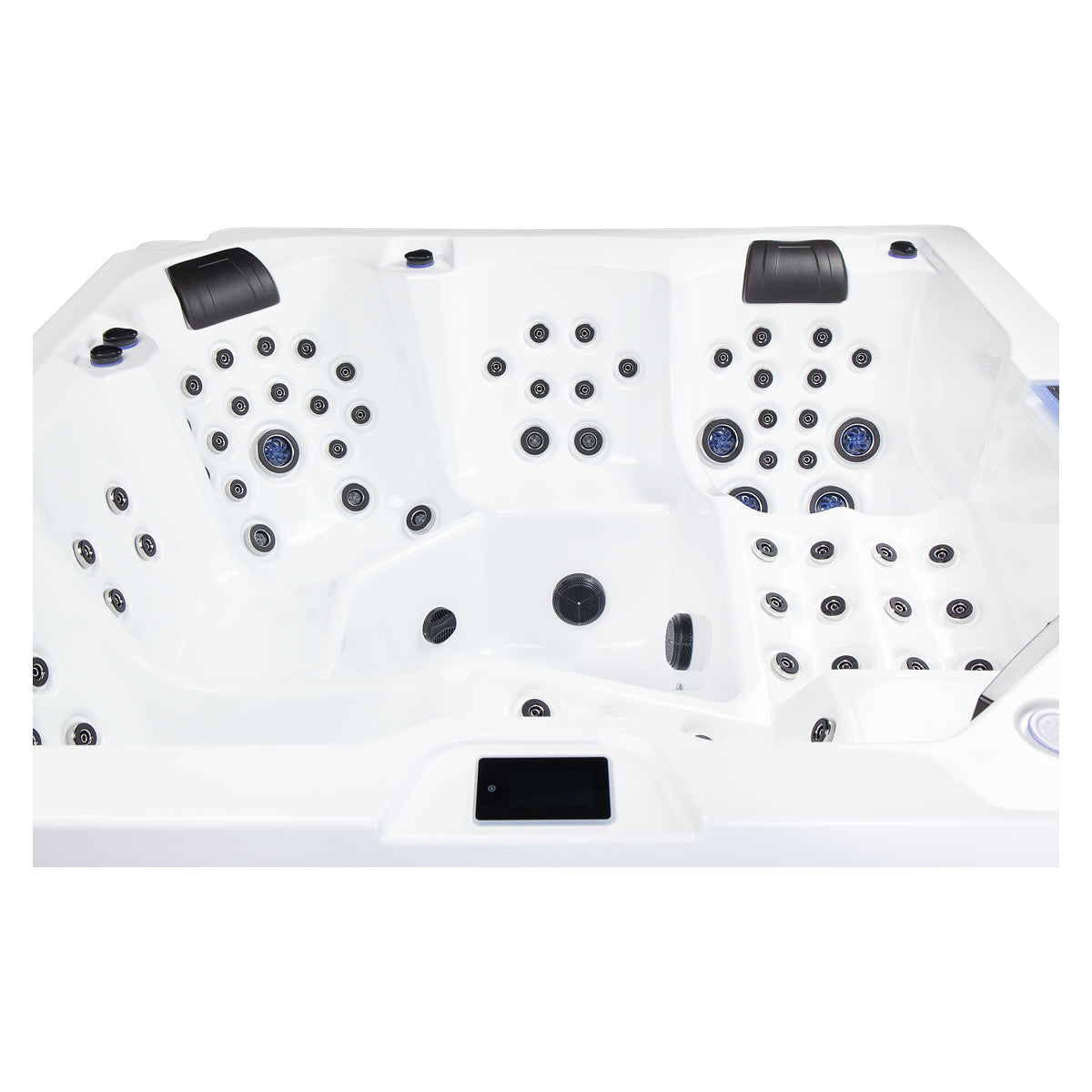 Wellis Wibe Matrix Cinema 5 places Ice White — détail du spa