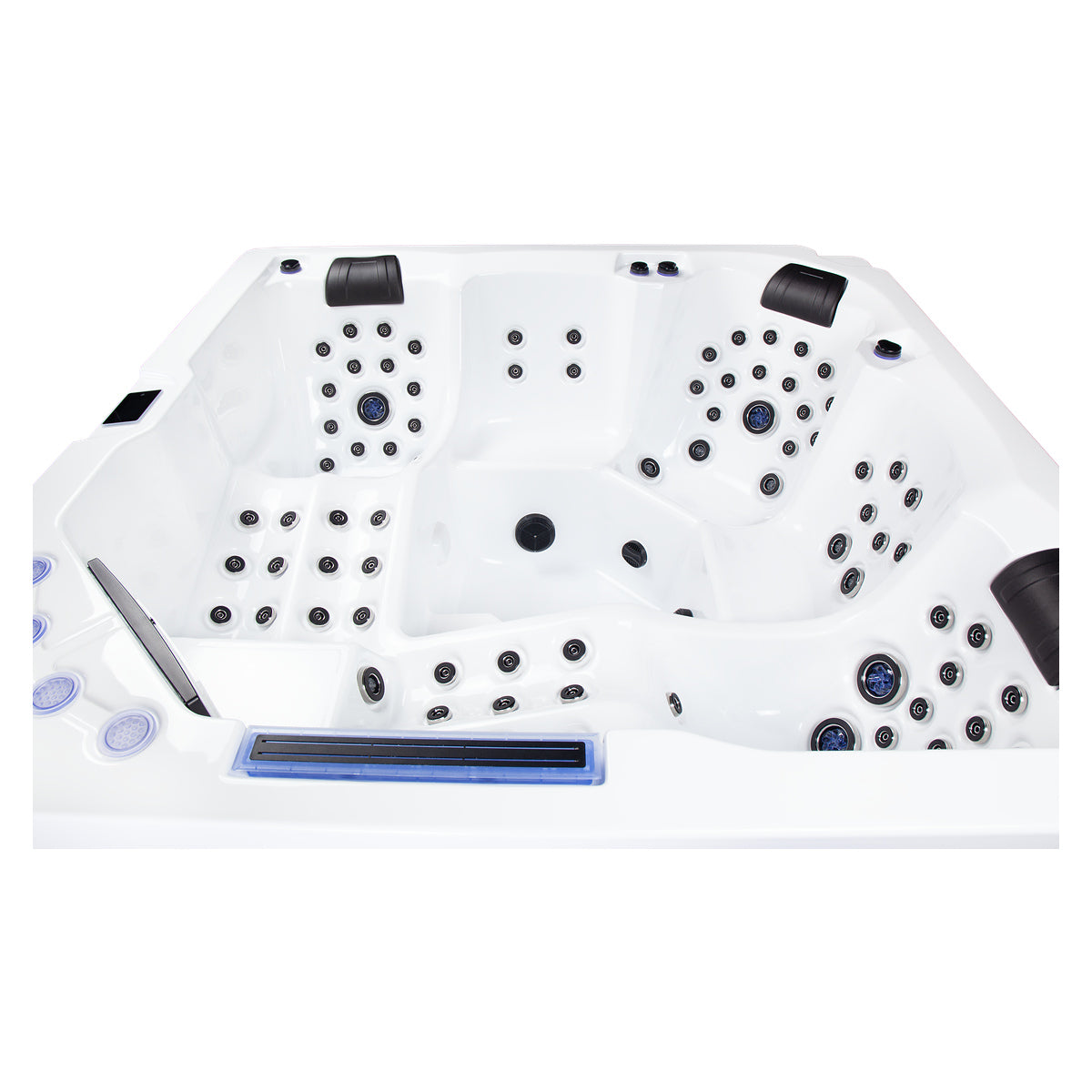 Wellis Wibe Matrix Cinema 5 places Ice White — détail du spa
