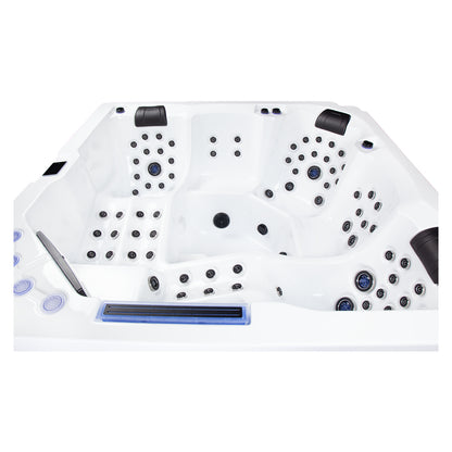 Wellis Wibe Matrix Cinema 5 places Ice White — détail du spa