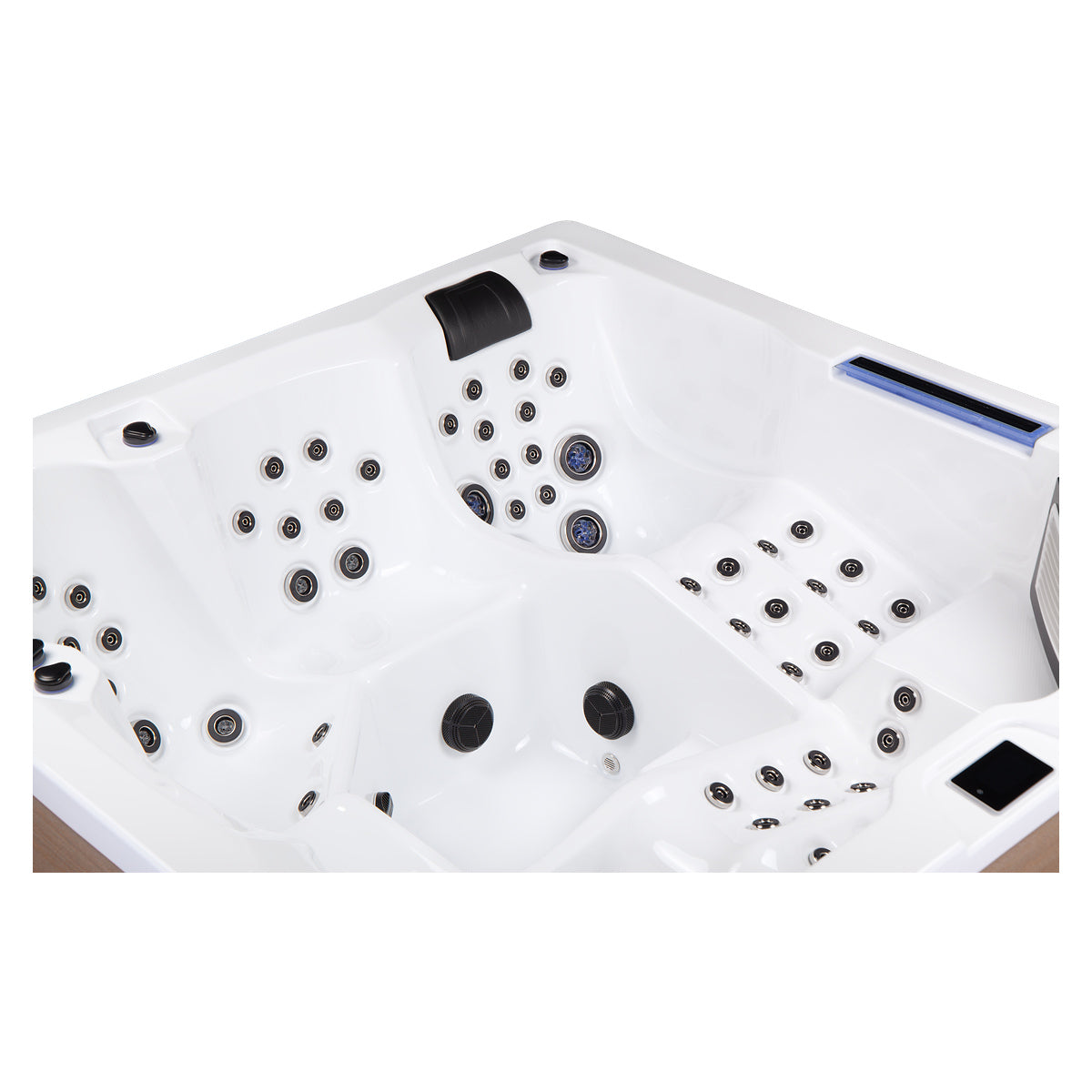 Wellis Wibe Matrix Cinema 5 places Ice White — détail du spa