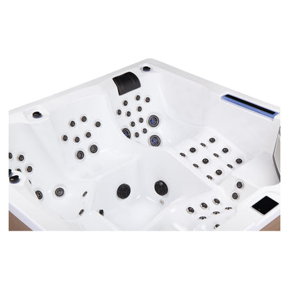 Wellis Wibe Matrix Cinema 5 places Ice White — détail du spa