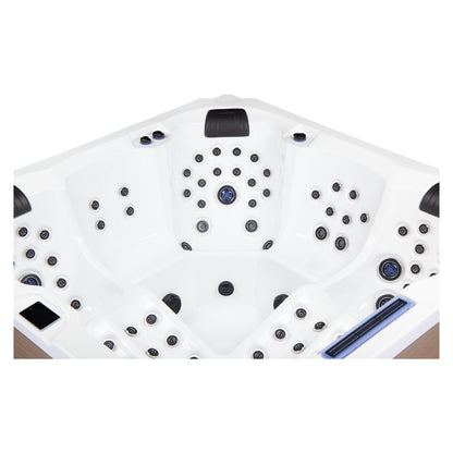 Wellis Wibe Matrix Cinema 5 places Ice White — détail du spa