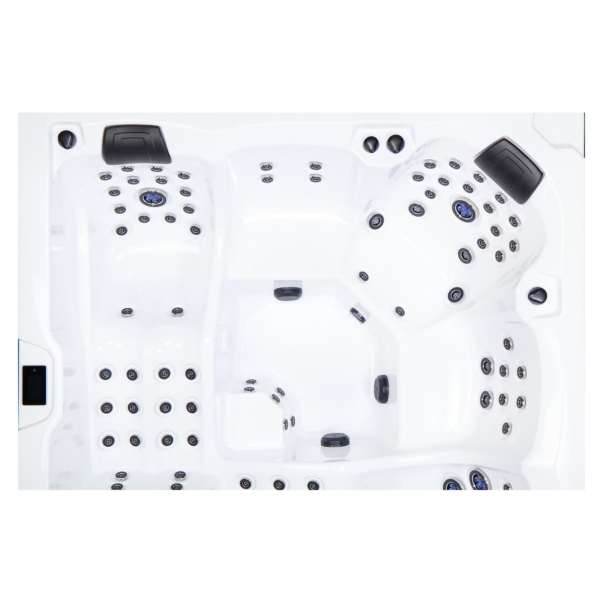 Wellis Wibe Matrix Cinema 5 places Ice White — détail du spa