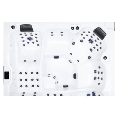 Wellis Wibe Matrix Cinema 5 places Ice White — détail du spa