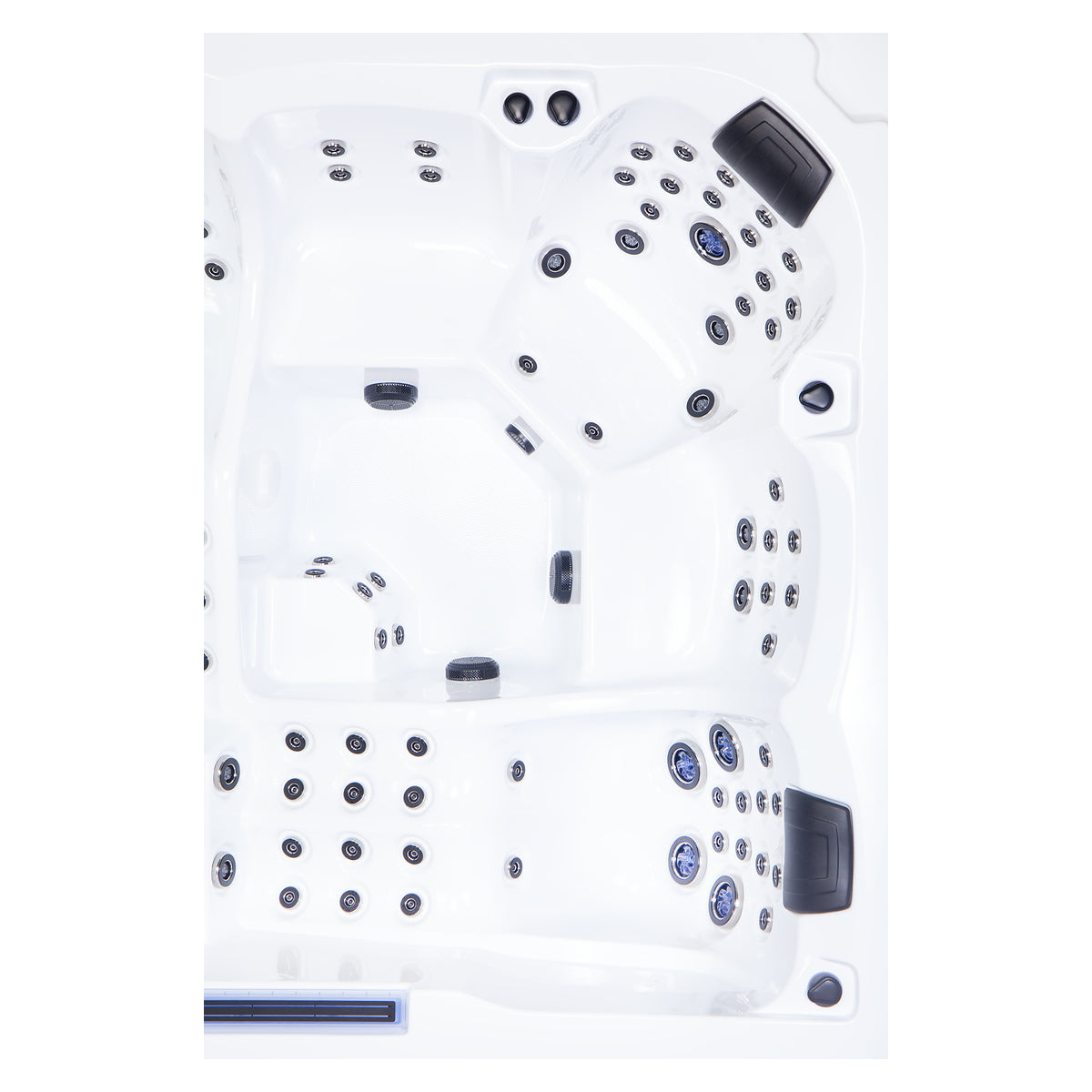 Wellis Wibe Matrix Deluxe 5 places Ice White — détail du spa