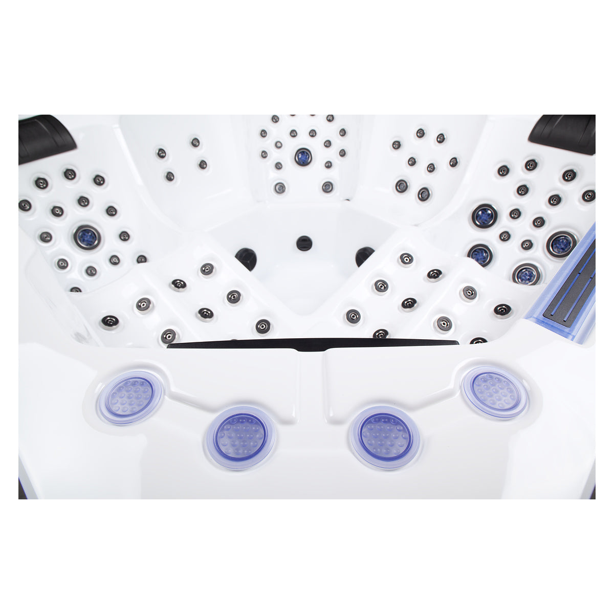 Wellis Wibe Matrix Deluxe 5 places Ice White — détail du spa