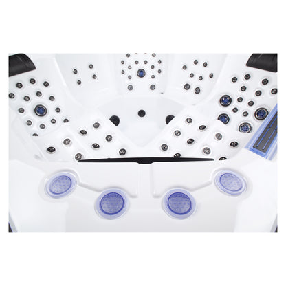 Wellis Wibe Matrix Deluxe 5 places Ice White — détail du spa