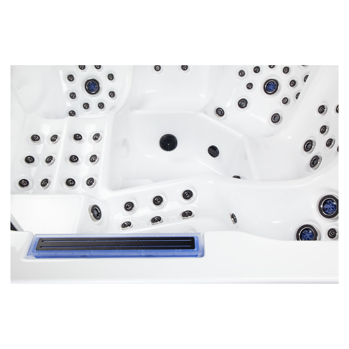 Wellis Wibe Matrix Deluxe 5 places Ice White — détail du spa