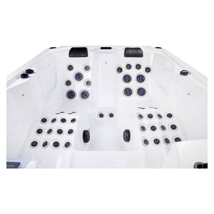 Wellis Wibe Moana Cinema 3 places Ice White — détail du spa