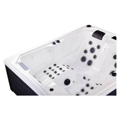 Wellis Wibe Moana Cinema 3 places Ice White — détail du spa