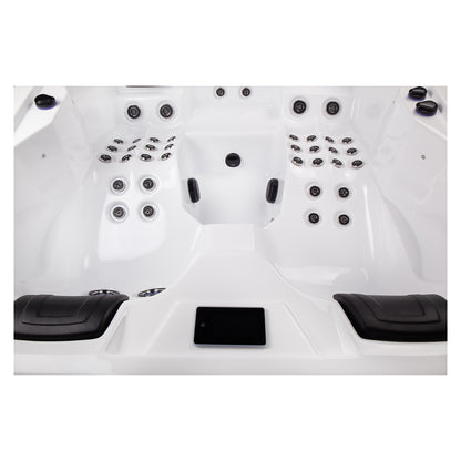 Wellis Wibe Moana Cinema 3 places Ice White — détail du spa