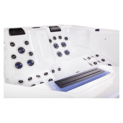 Wellis Wibe Moana Cinema 3 places Ice White — détail du spa