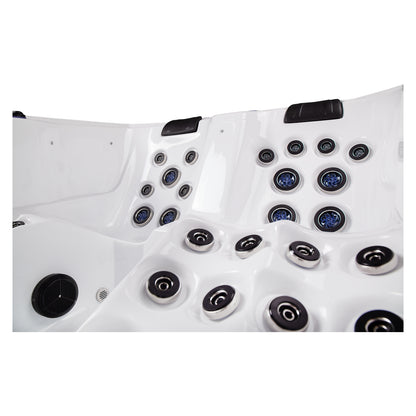 Wellis Wibe Moana Cinema 3 places Ice White — détail du spa