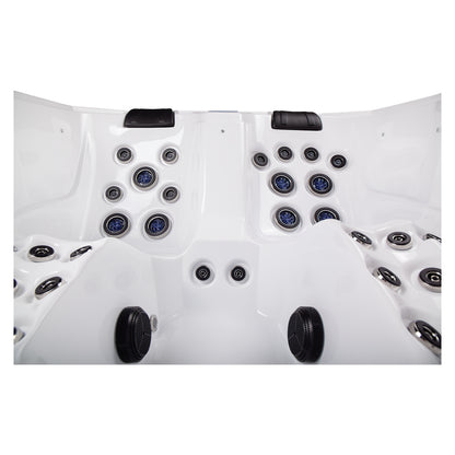 Wellis Wibe Moana Deluxe 3 places Ice White — détail du spa