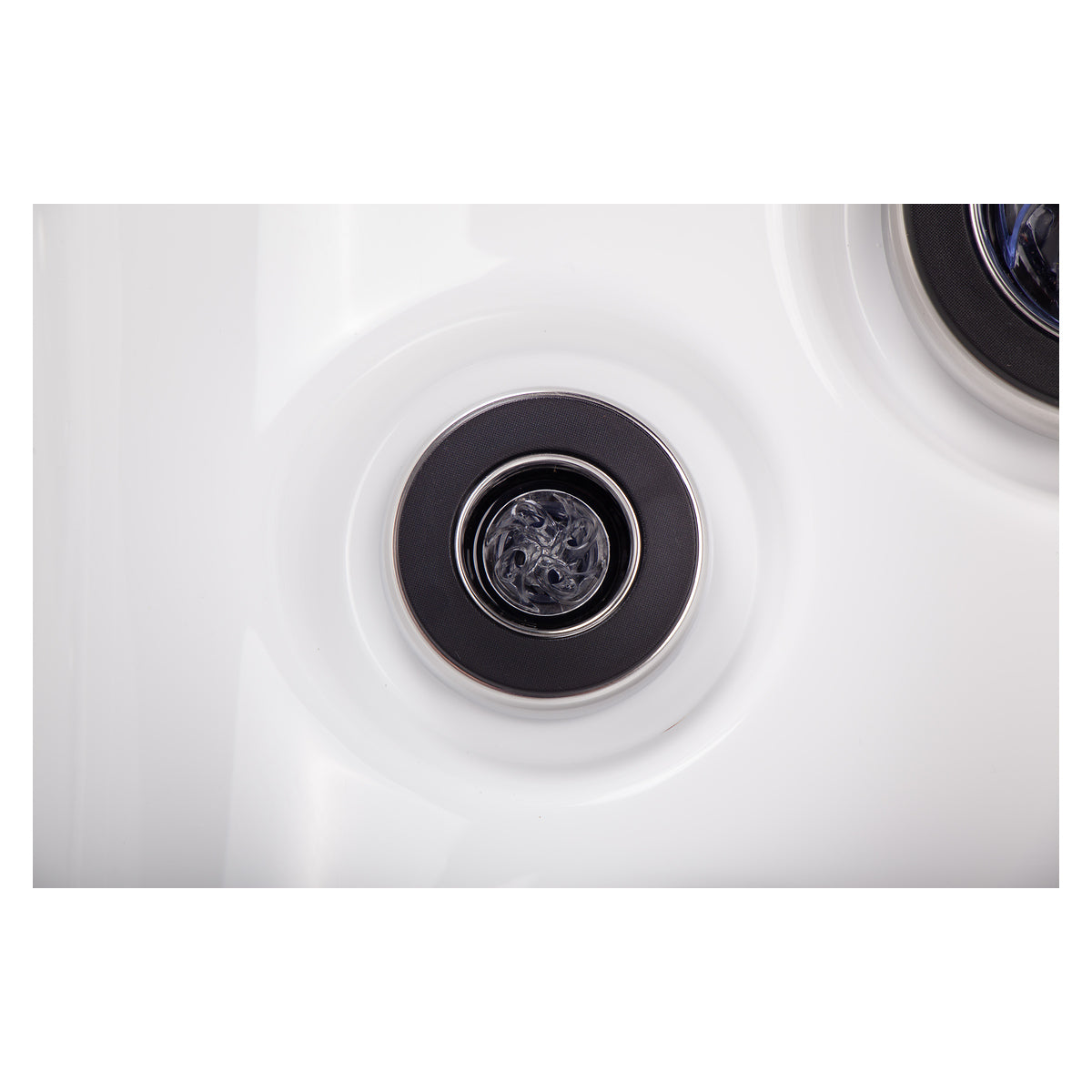 Wellis Wibe Moana Deluxe 3 places Ice White — détail du spa