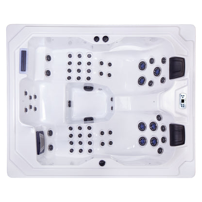 Wellis Wibe Moana Deluxe 3 places Ice White — vue de dessus