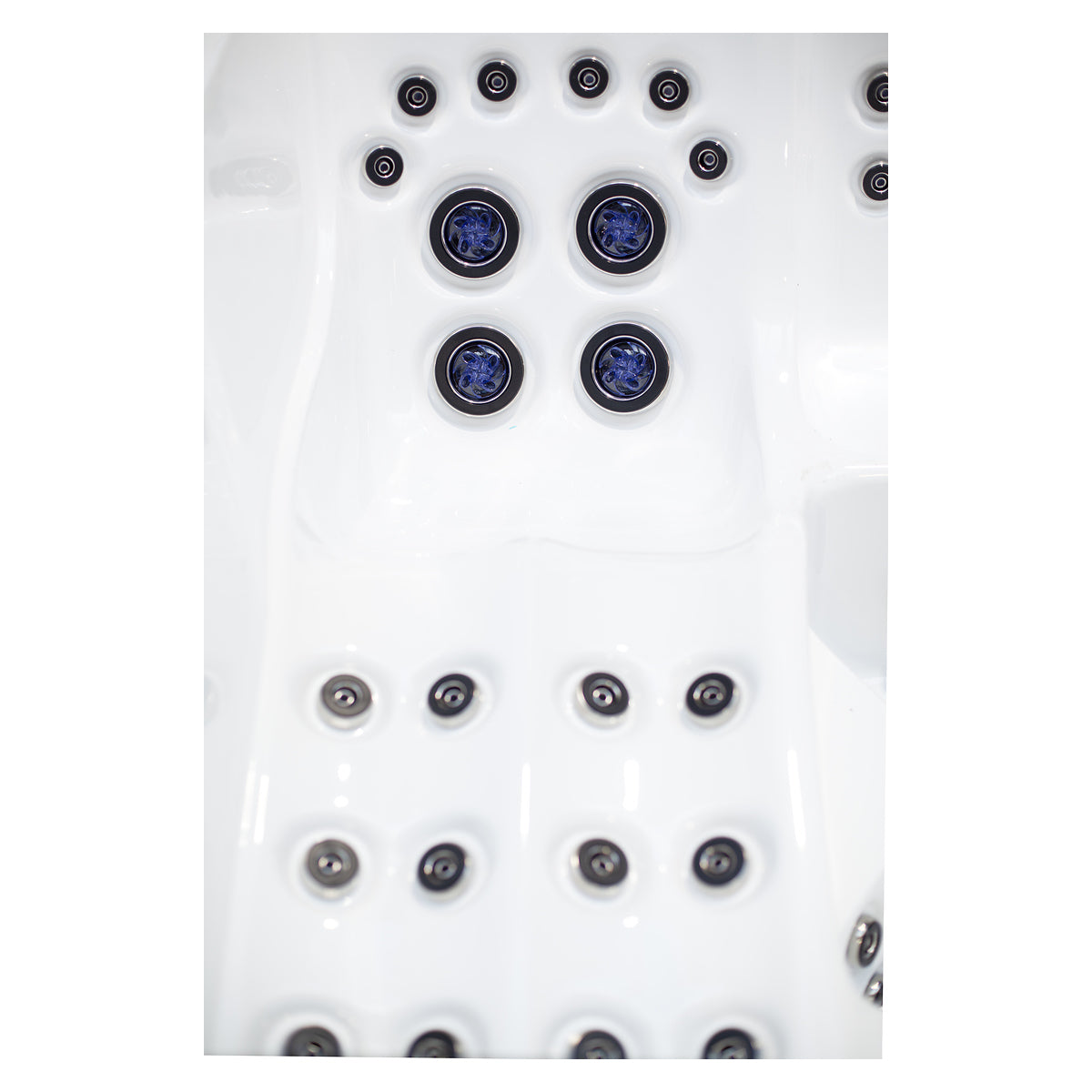 Wellis Wibe Waterworld Deluxe 6 places Ice White — détail du spa