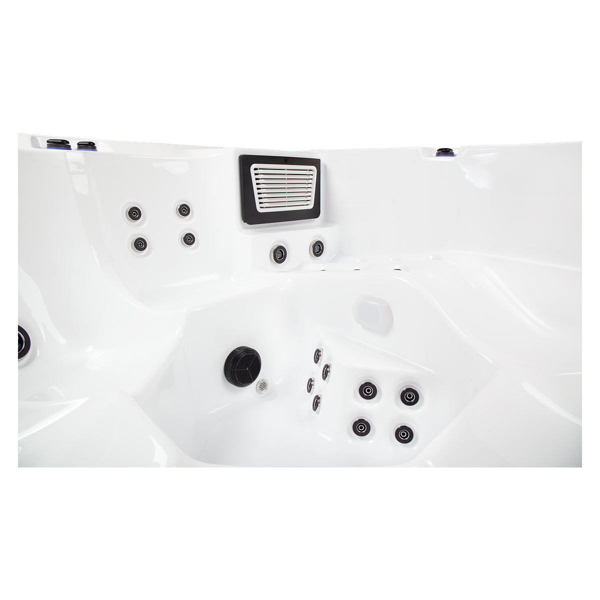 Wellis Wibe Waterworld Deluxe 6 places Ice White — détail du spa