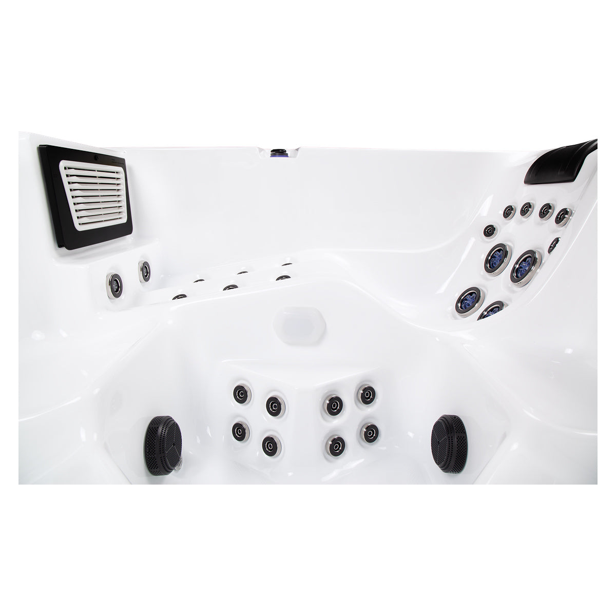 Wellis Wibe Waterworld Deluxe 6 places Ice White — détail du spa