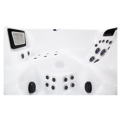 Wellis Wibe Waterworld Deluxe 6 places Ice White — détail du spa