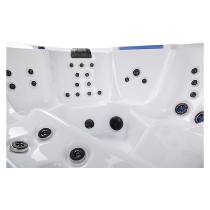 Wellis Wibe Waterworld Deluxe 6 places Ice White — détail du spa