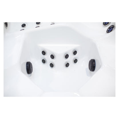 Wellis Wibe Waterworld Deluxe 6 places Ice White — détail du spa