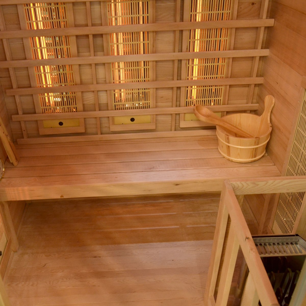 Sauna infrarouge et traditionnel 2-3 places – Holl's Venetian Hybride