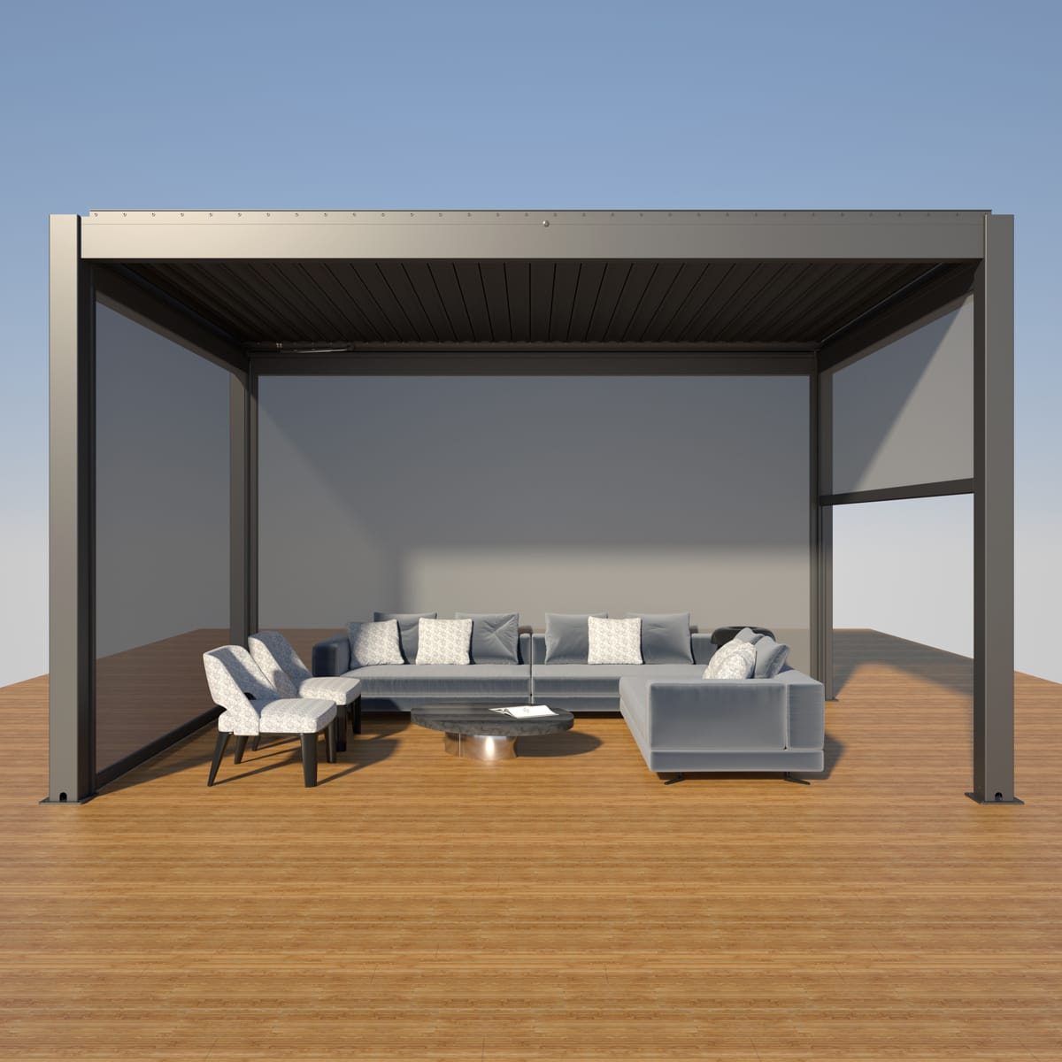 Store manuel pergola 4 mètres