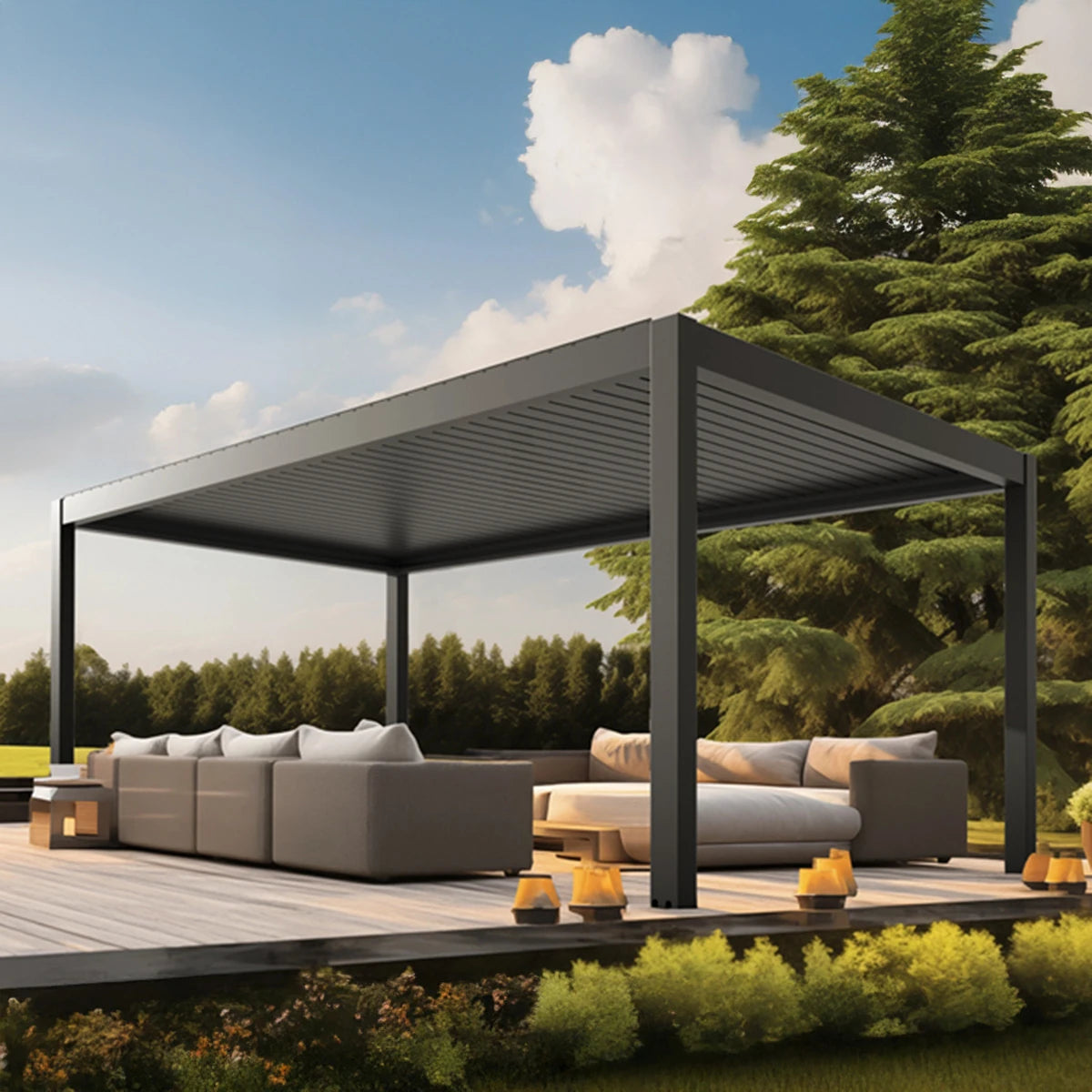Pergola Bioclimatique 6x4 mètres