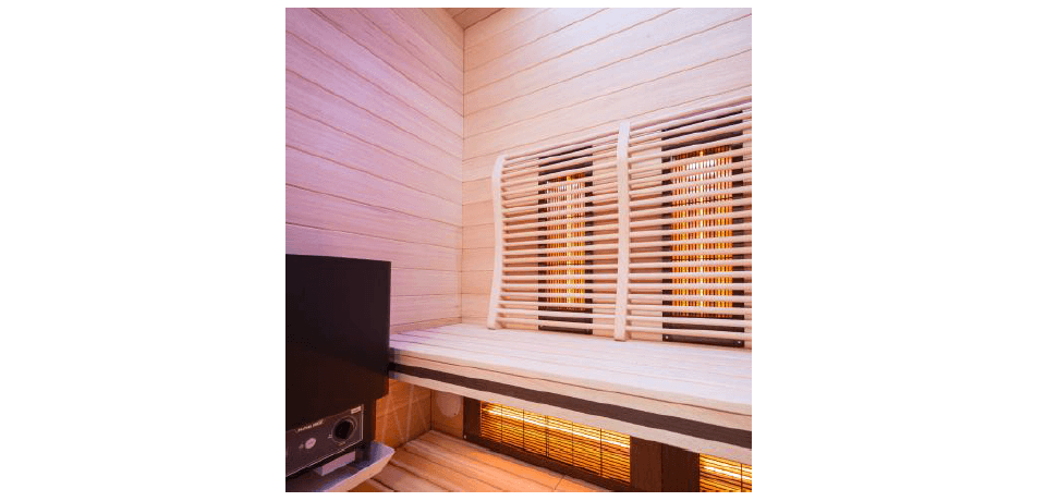 Sauna Infrarouge 2 en 1<br> Wenge Combi - spa-suisse.ch